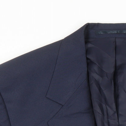 Mens UK Size 40 Chums Regular Blue Suit Jacket