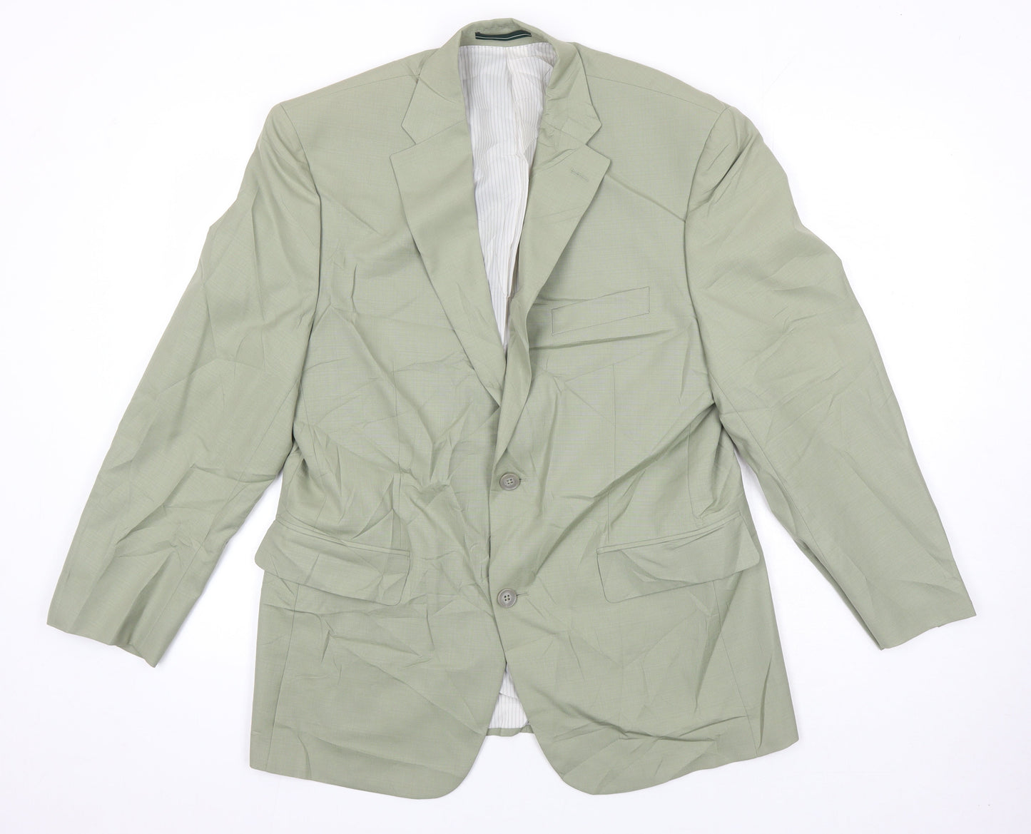 Mens UK Size 40 Greenwoods Regular Green Suit Jacket