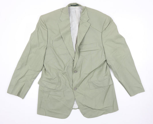Mens UK Size 40 Greenwoods Regular Green Suit Jacket