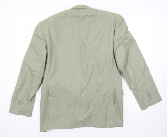 Mens UK Size 40 Greenwoods Regular Green Suit Jacket