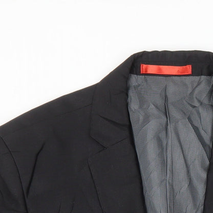 Mens UK Size 38 Ventuno 21 Regular Black Suit Jacket