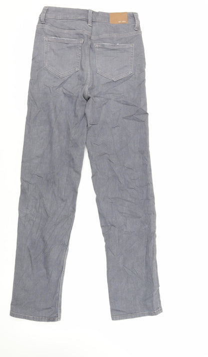 Womens UK Size 8 Marks and Spencer Regular Fit Straight Grey Jeans