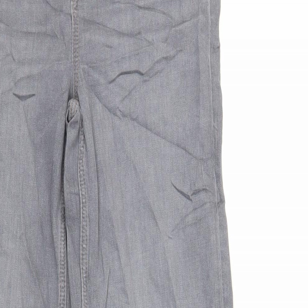 Womens UK Size 8 Marks and Spencer Regular Fit Straight Grey Jeans