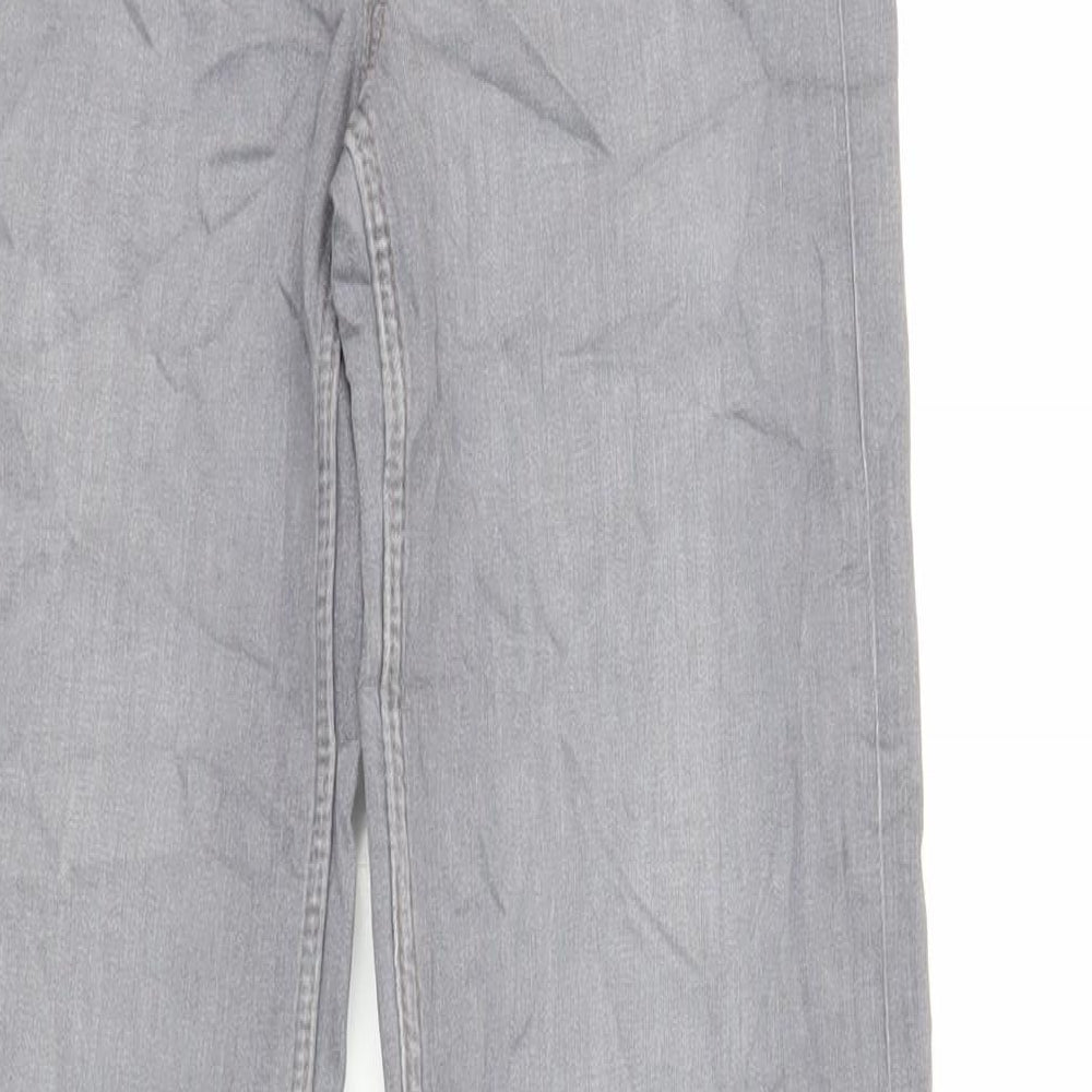 Womens UK Size 8 Marks and Spencer Regular Fit Straight Grey Jeans