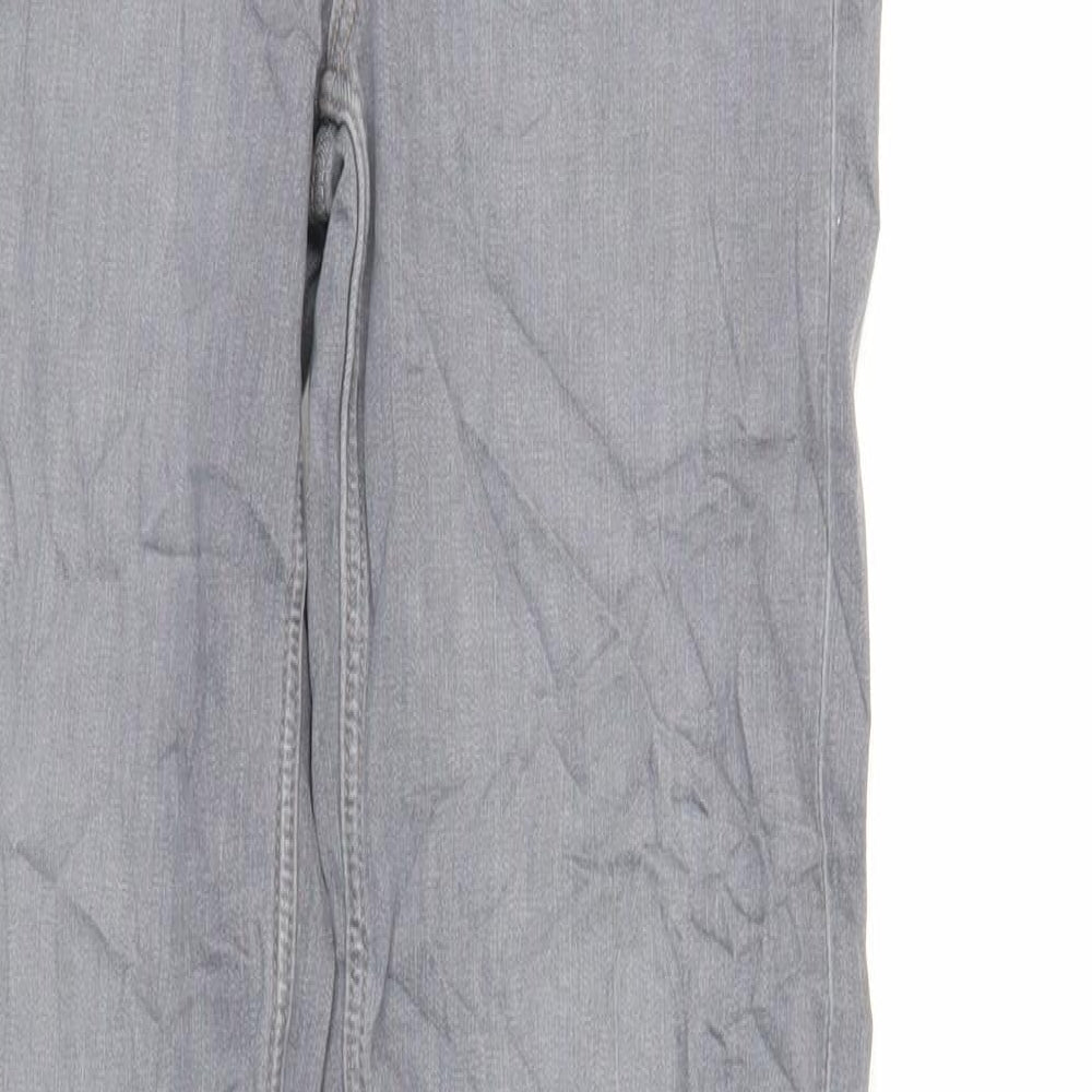 Womens UK Size 8 Marks and Spencer Regular Fit Straight Grey Jeans