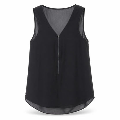Womens UK Size 12 Topshop Black Basic Tank