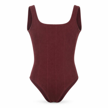 Womens UK Size 6 New Look One-Piece Purple Bodysuit