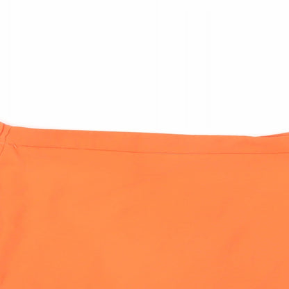 Womens UK Size 14 New Look Orange Basic Blouse