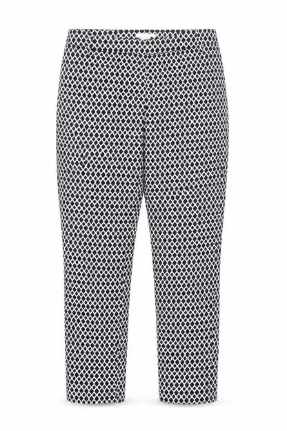 Womens UK Size 10 H&M Regular Fit Capri Black Trousers