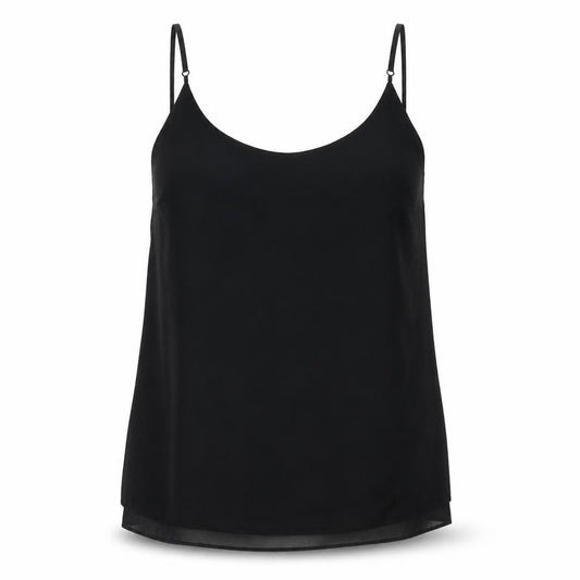 Womens UK Size 20 Dorothy Perkins Black Camisole Button-Up