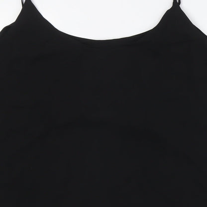 Womens UK Size 20 Dorothy Perkins Black Camisole Button-Up
