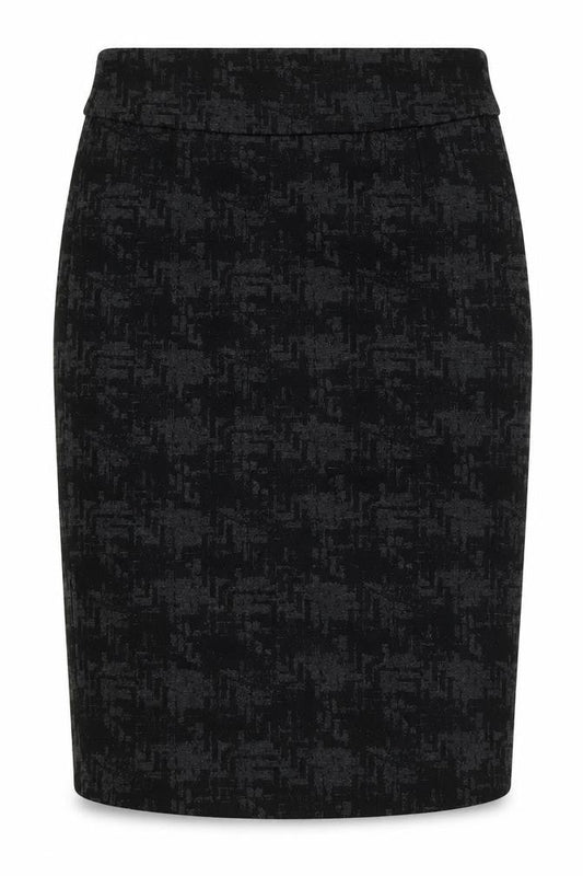 Grace Womens Black Polyester Straight & Pencil Skirt Size 12 Zip