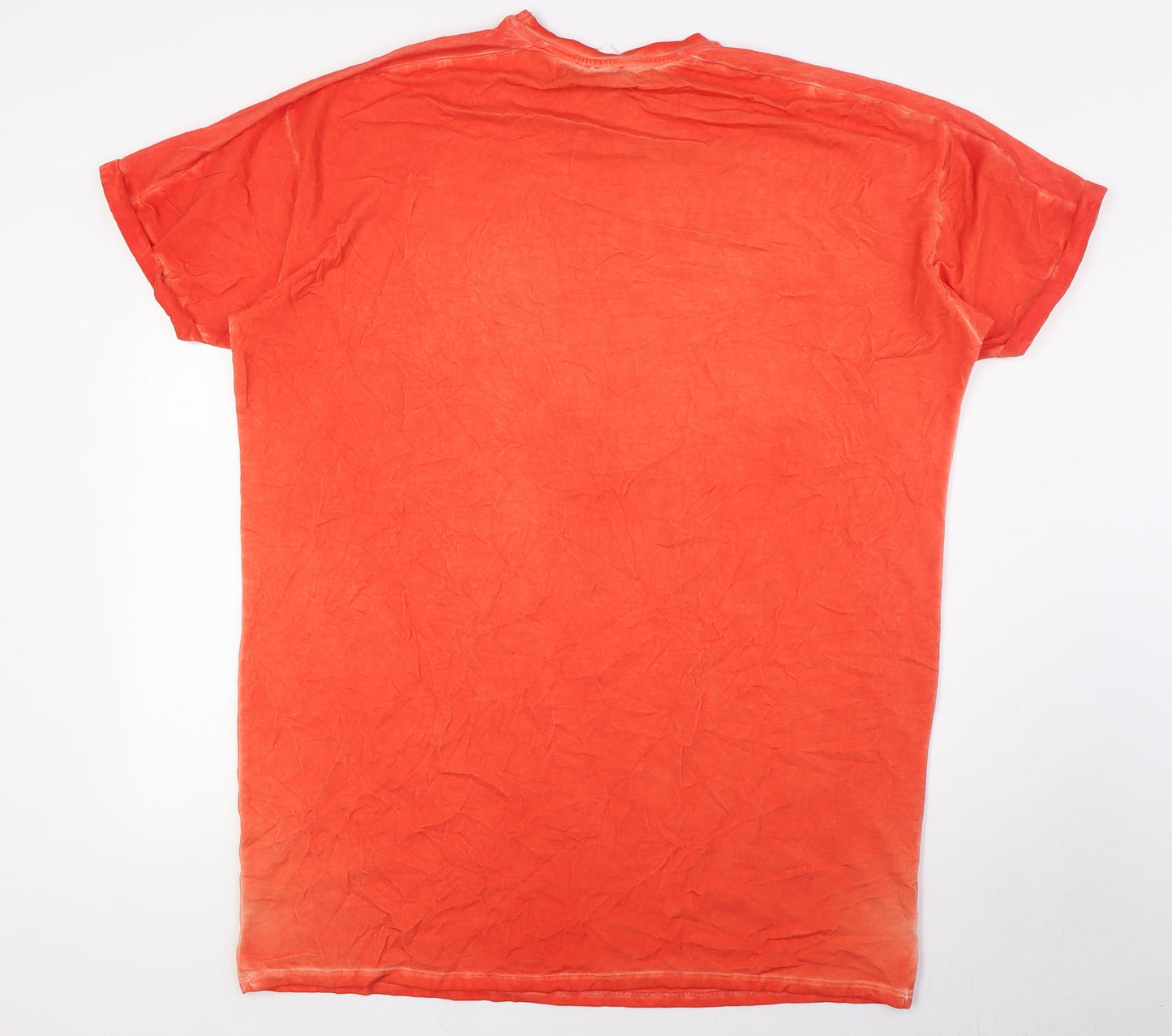 Womens UK Size 12 ASOS Orange Basic T-Shirt