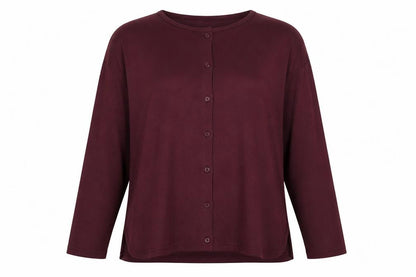 Womens UK Size 12 New Look Purple Basic Button-Up