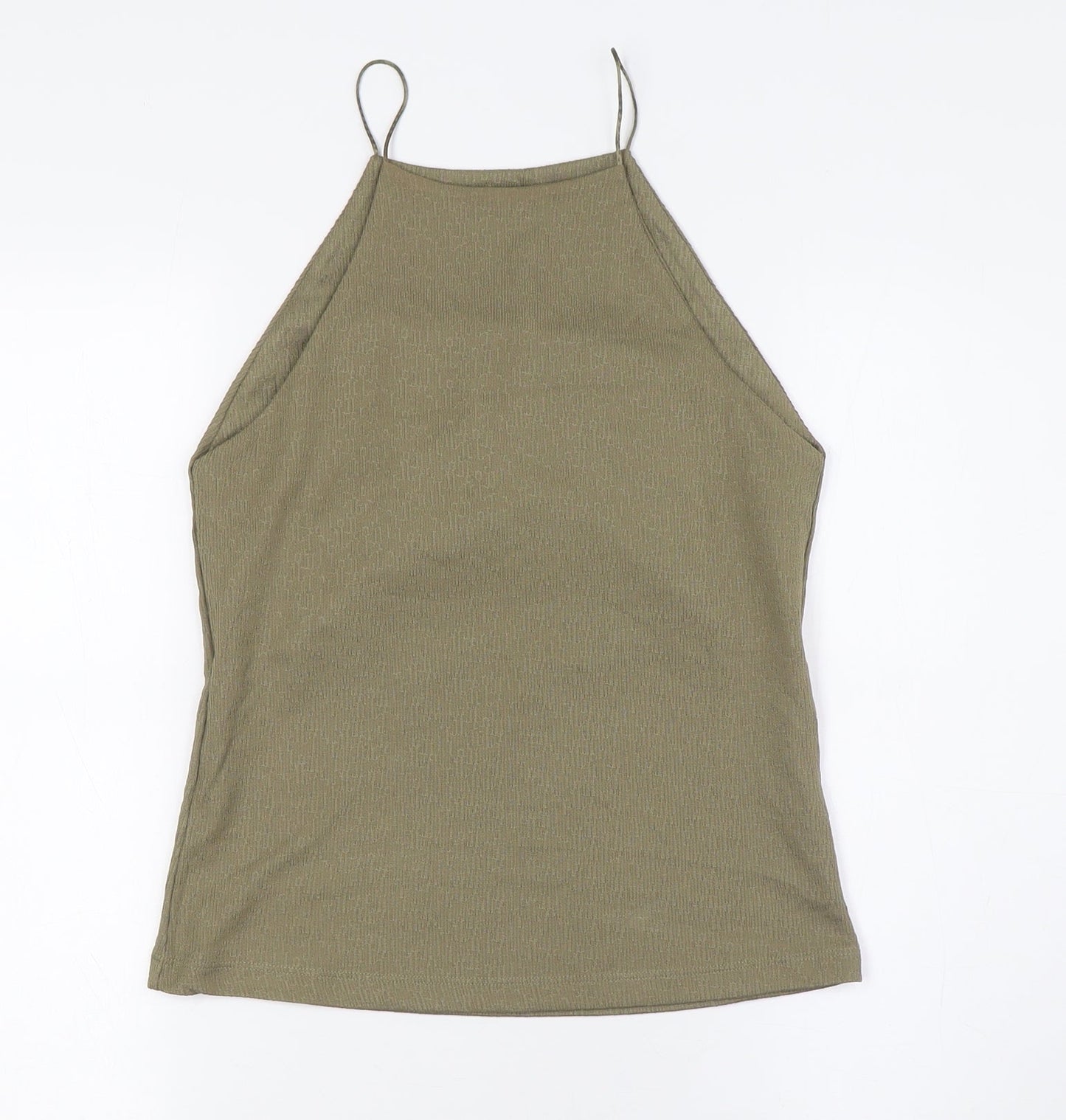 Womens UK Size M RESERVED Green Basic Tank