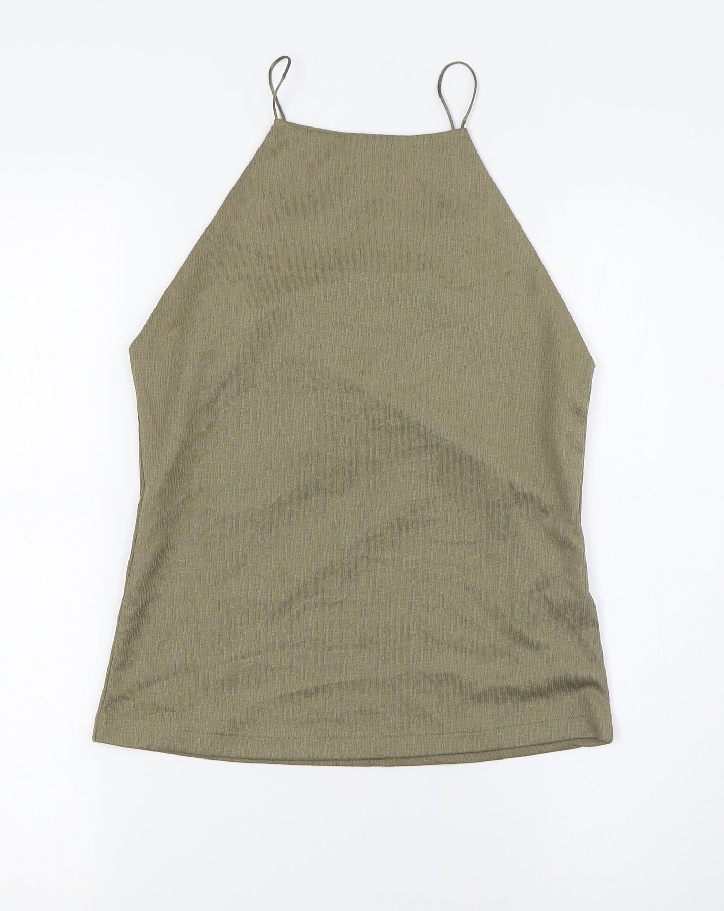Womens UK Size M RESERVED Green Basic Tank