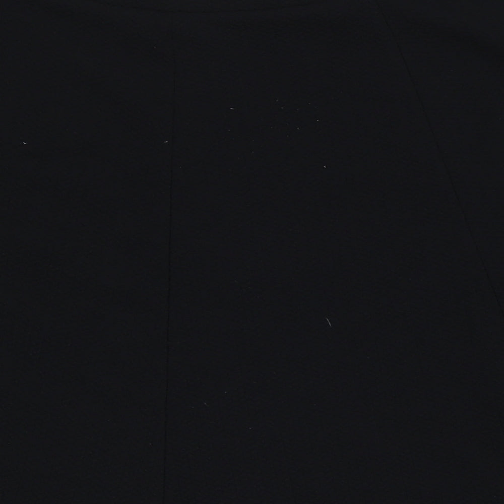 Per Una Womens Black Polyester A-Line Skirt Size 16