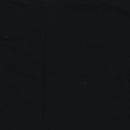 Per Una Womens Black Polyester A-Line Skirt Size 16