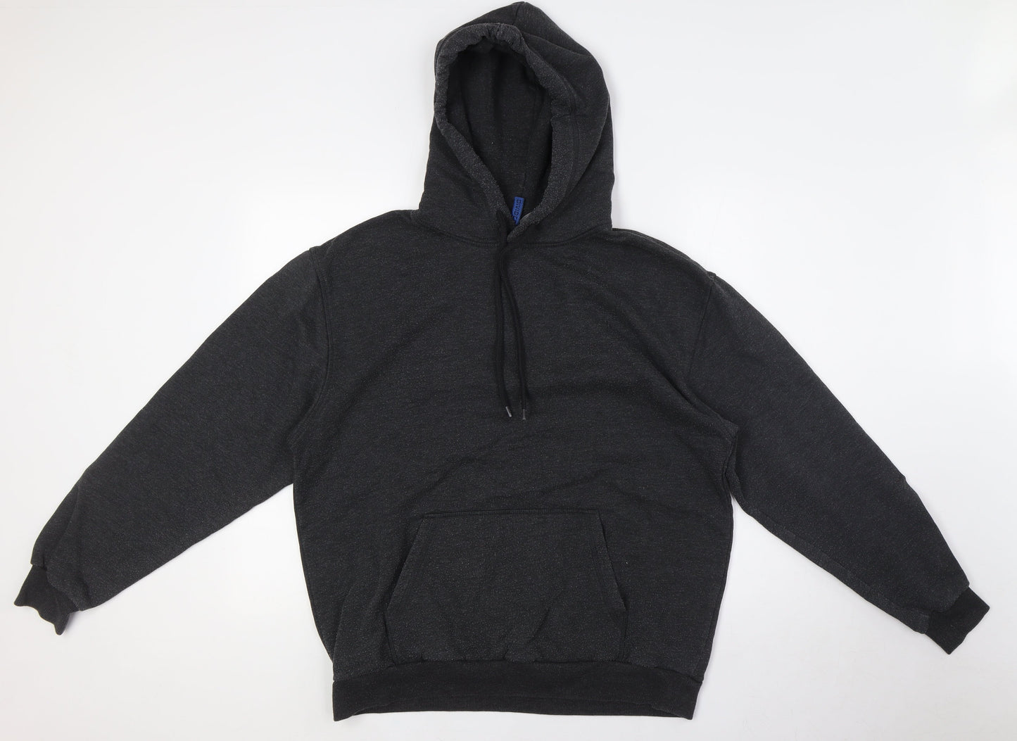 Mens UK Size L Divided by H&M Black Pullover Hoodie