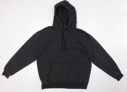 Mens UK Size L Divided by H&M Black Pullover Hoodie
