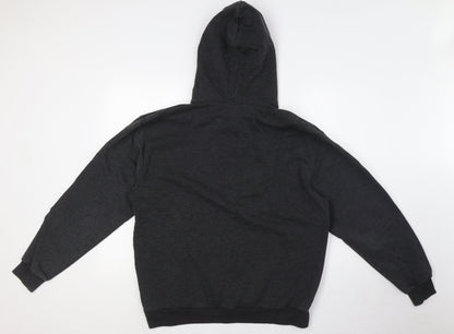 Mens UK Size L Divided by H&M Black Pullover Hoodie