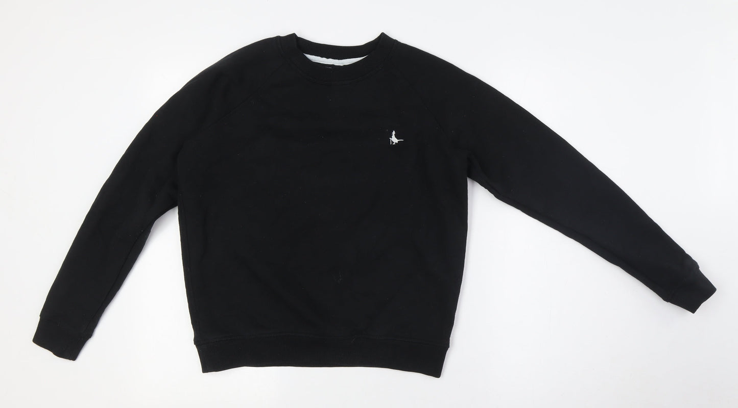 Womens UK Size 6 Jack Wills Black Pullover Sweatshirt
