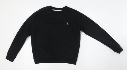 Womens UK Size 6 Jack Wills Black Pullover Sweatshirt