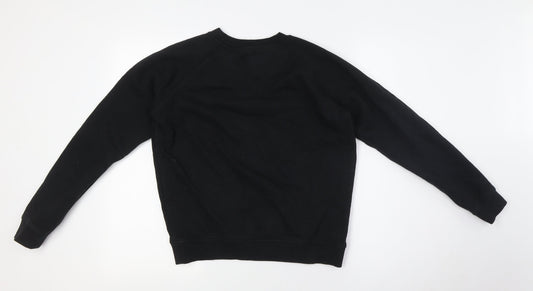 Womens UK Size 6 Jack Wills Black Pullover Sweatshirt