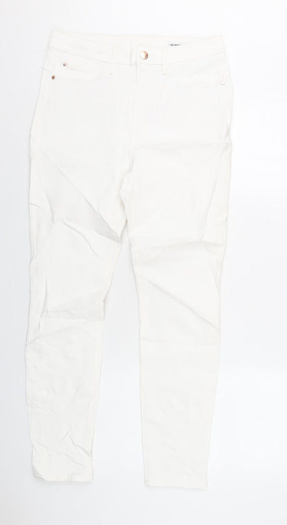 Womens UK Size 12 Marks and Spencer Regular Fit Skinny White Jeans