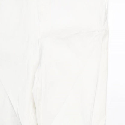 Womens UK Size 12 Marks and Spencer Regular Fit Skinny White Jeans