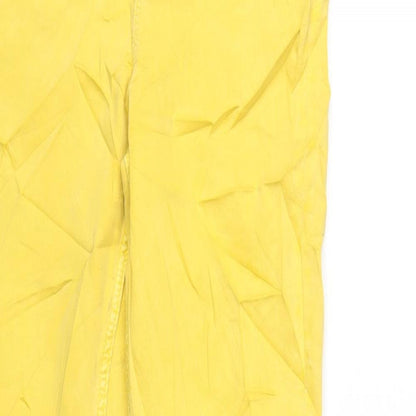 Womens UK Size 8 Marks and Spencer Regular Fit Skinny Yellow Jeans