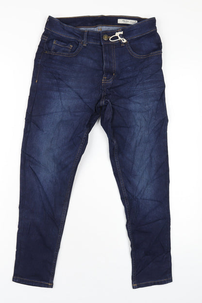 Womens UK Size 8 Marks and Spencer Regular Fit Skinny Blue Jeans