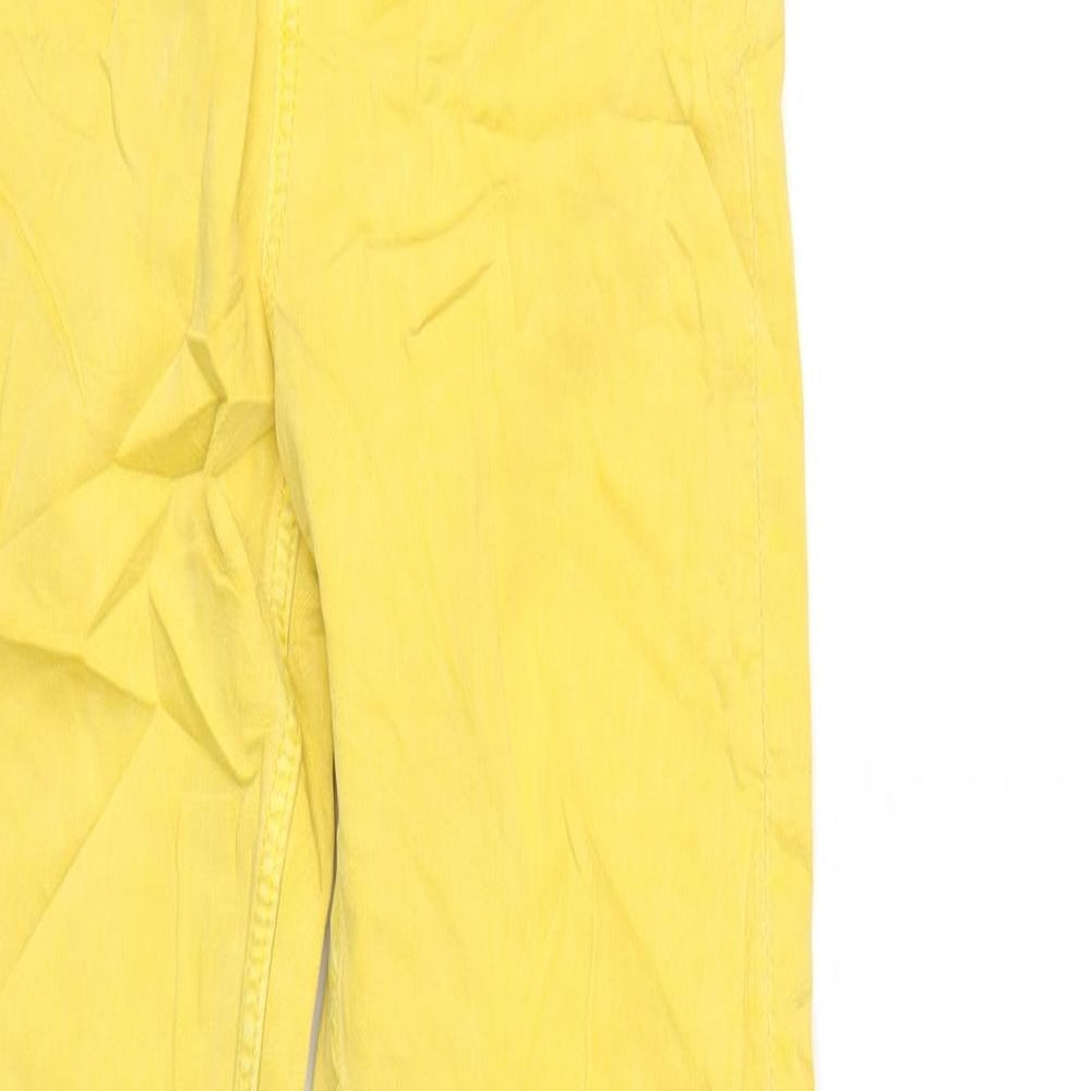 Womens UK Size 8 Marks and Spencer Regular Fit Skinny Yellow Jeans