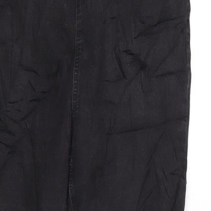 Marks and Spencer Womens Black Cotton Jegging Jeans Size 34 in L30 in Regular