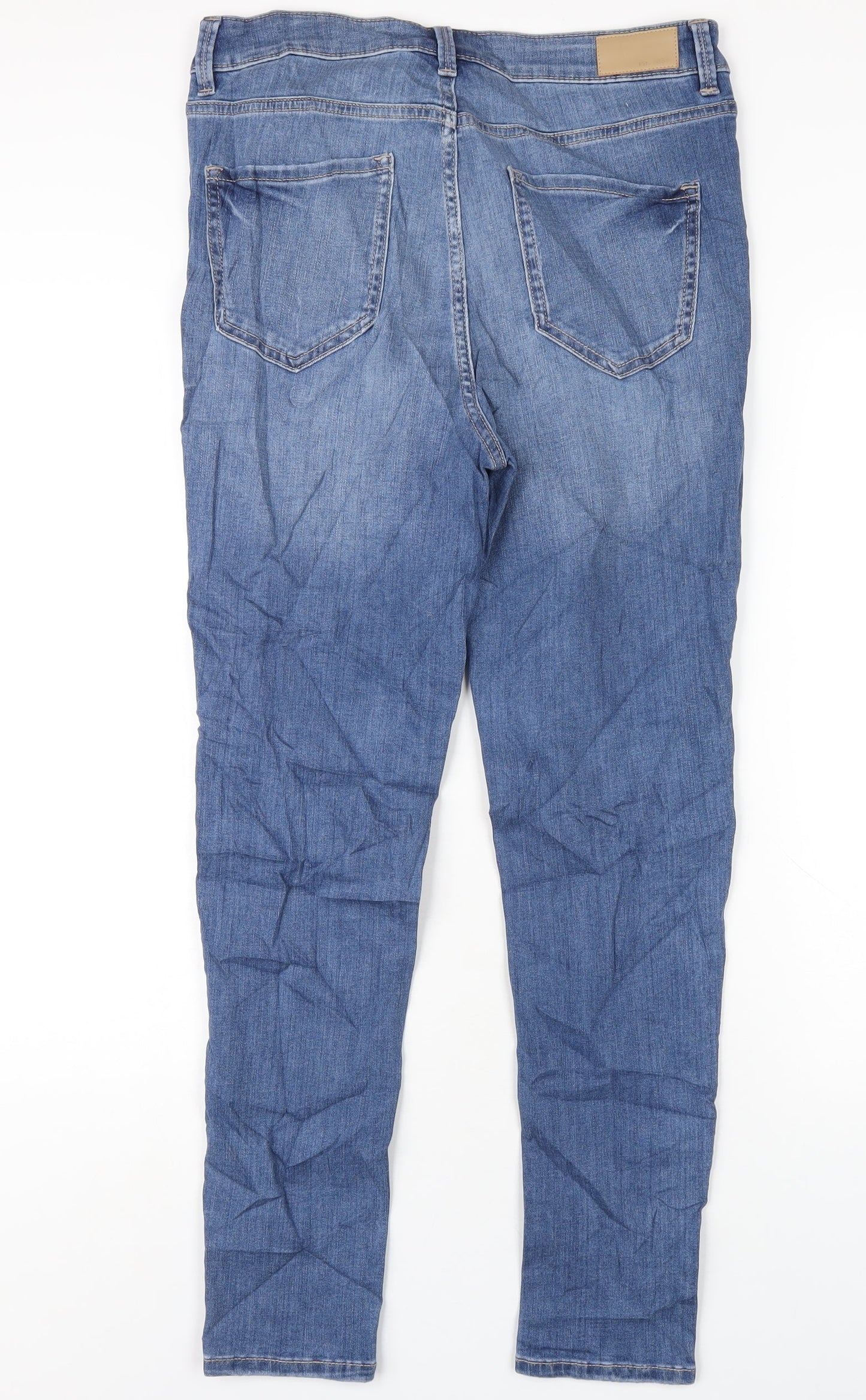 Womens UK Size 12 Marks and Spencer Regular Fit Skinny Blue Jeans