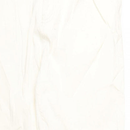 Womens UK Size 16 Marks and Spencer Regular Fit Skinny Ivory Jeans