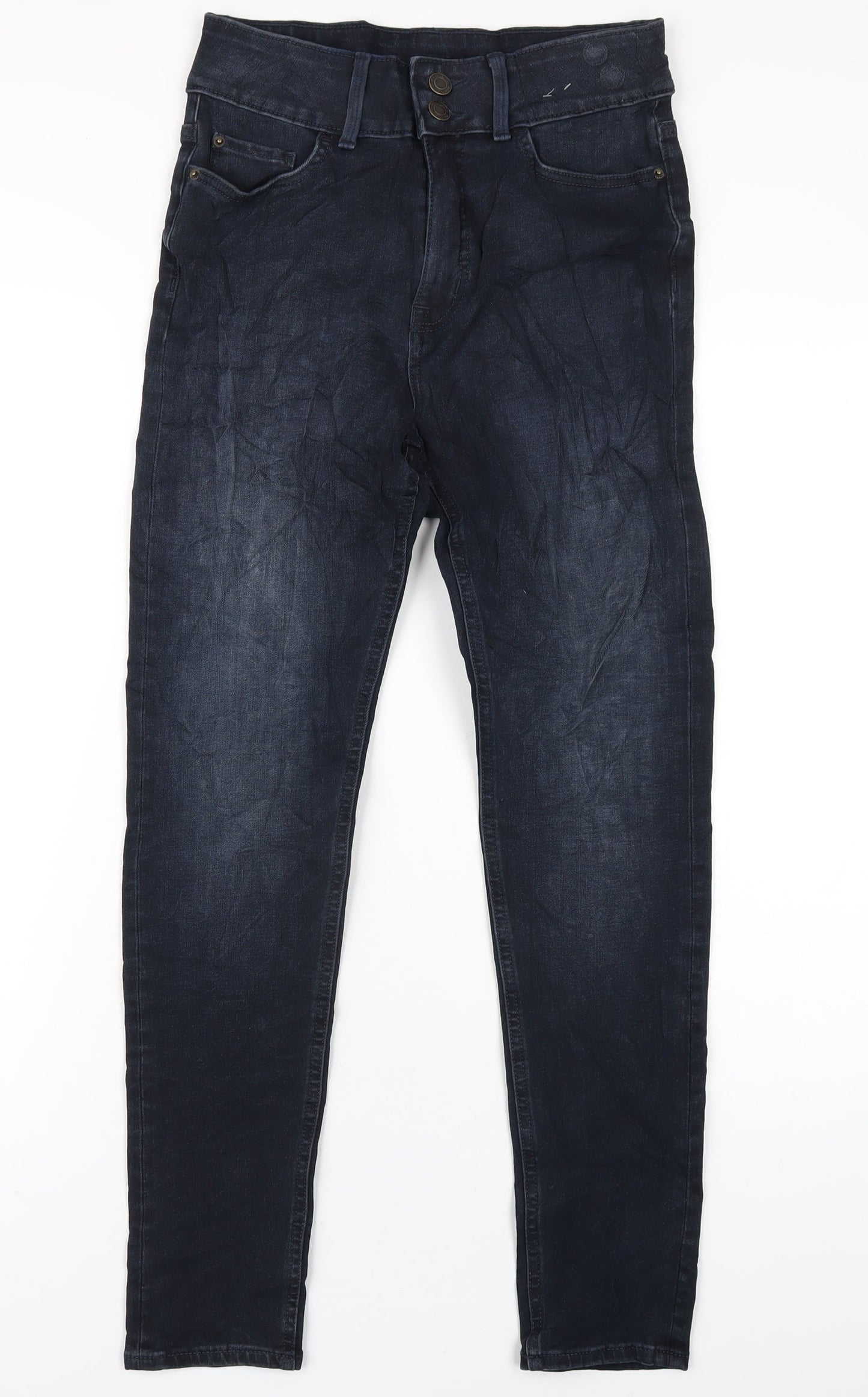 Womens UK Size 8 Marks and Spencer Regular Fit Skinny Blue Jeans