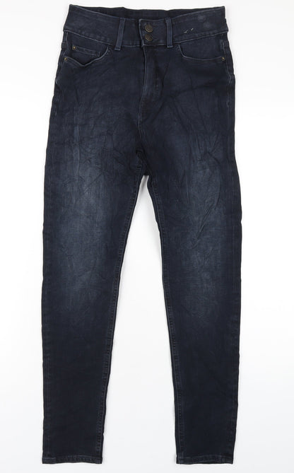 Womens UK Size 8 Marks and Spencer Regular Fit Skinny Blue Jeans