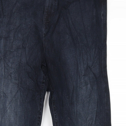Womens UK Size 8 Marks and Spencer Regular Fit Skinny Blue Jeans