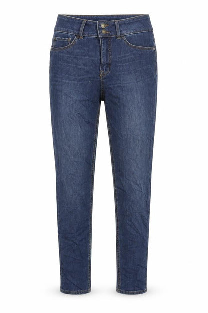 Marks & Spencer Womens Blue Cotton Skinny Jeans Size 10 L30 in Regular Zip