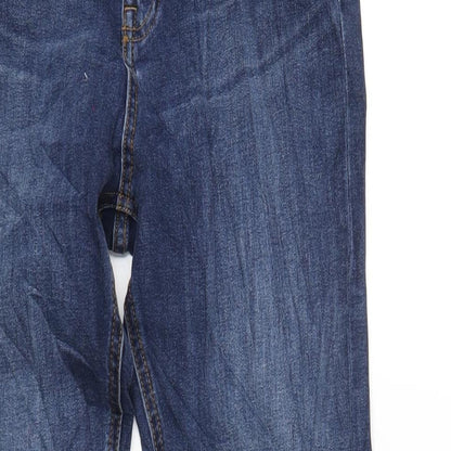 Womens UK Size 10 Marks and Spencer Regular Fit Skinny Blue Jeans