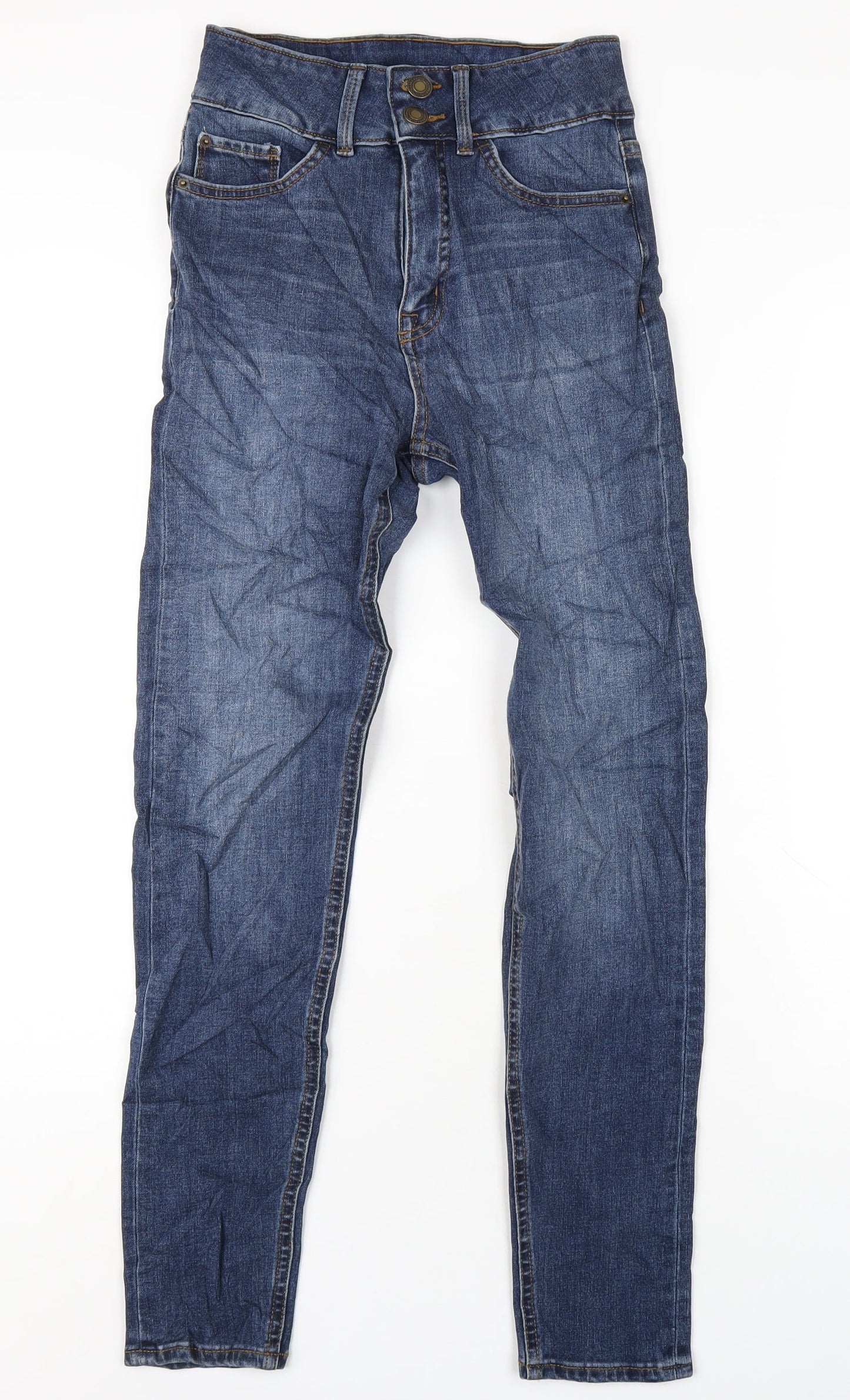 Womens UK Size 6 Marks and Spencer Regular Fit Skinny Blue Jeans