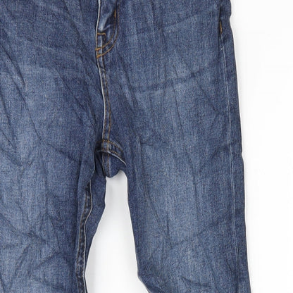 Womens UK Size 6 Marks and Spencer Regular Fit Skinny Blue Jeans