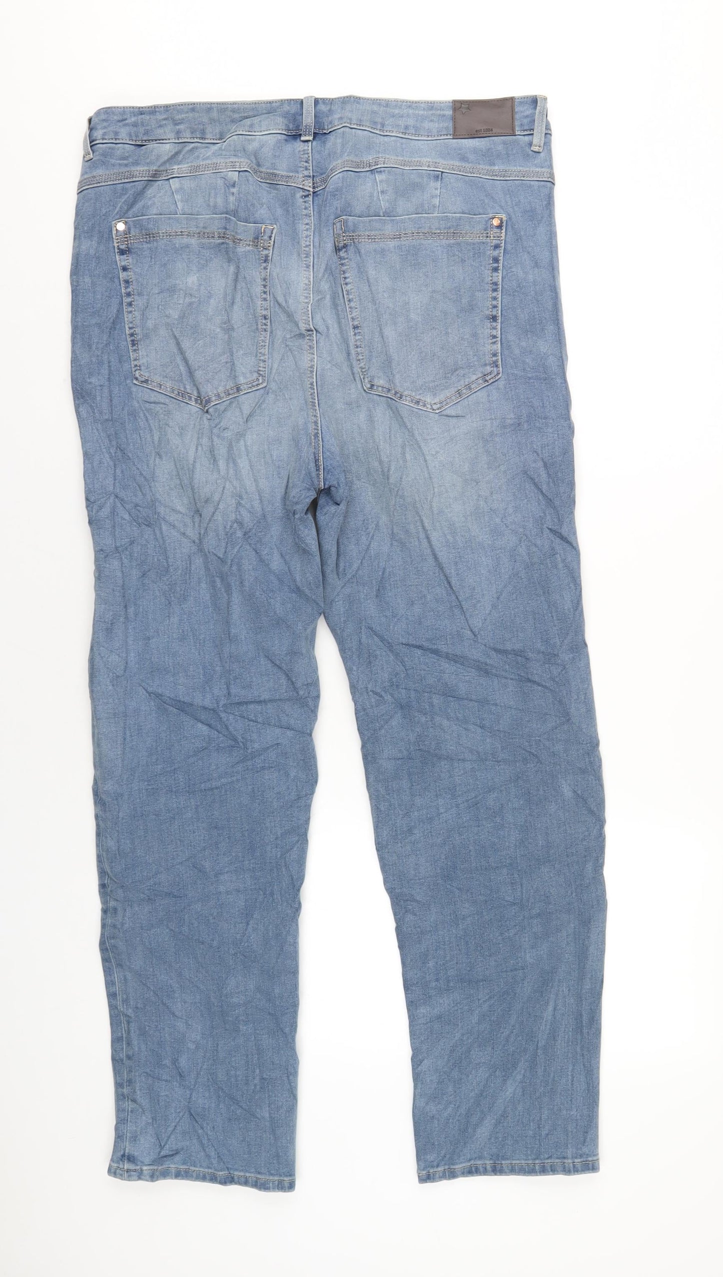 Womens UK Size 36 in Marks and Spencer Regular Fit Straight Blue Jeans