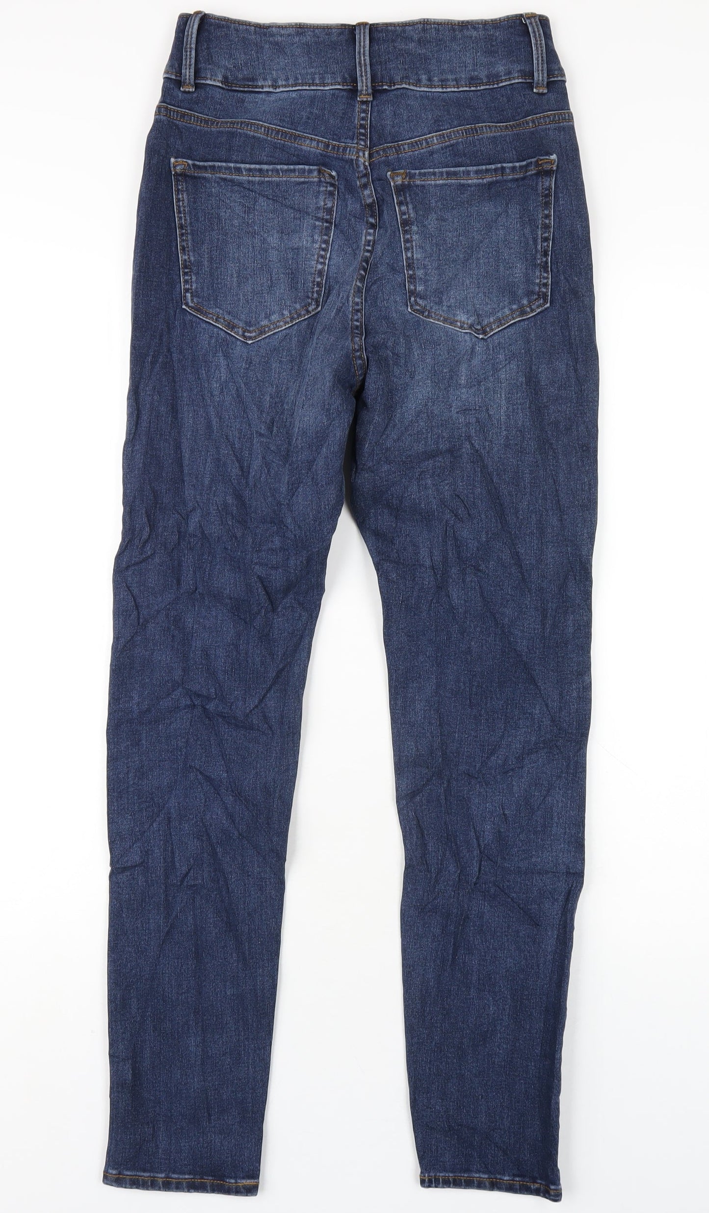 Womens UK Size 8 Marks and Spencer Regular Fit Skinny Blue Jeans