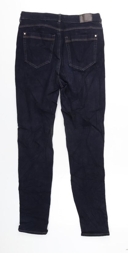Womens UK Size 12 Marks and Spencer Regular Fit Skinny Blue Jeans