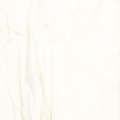 Womens UK Size 22 Marks and Spencer Slim Fit Straight Ivory Jeans