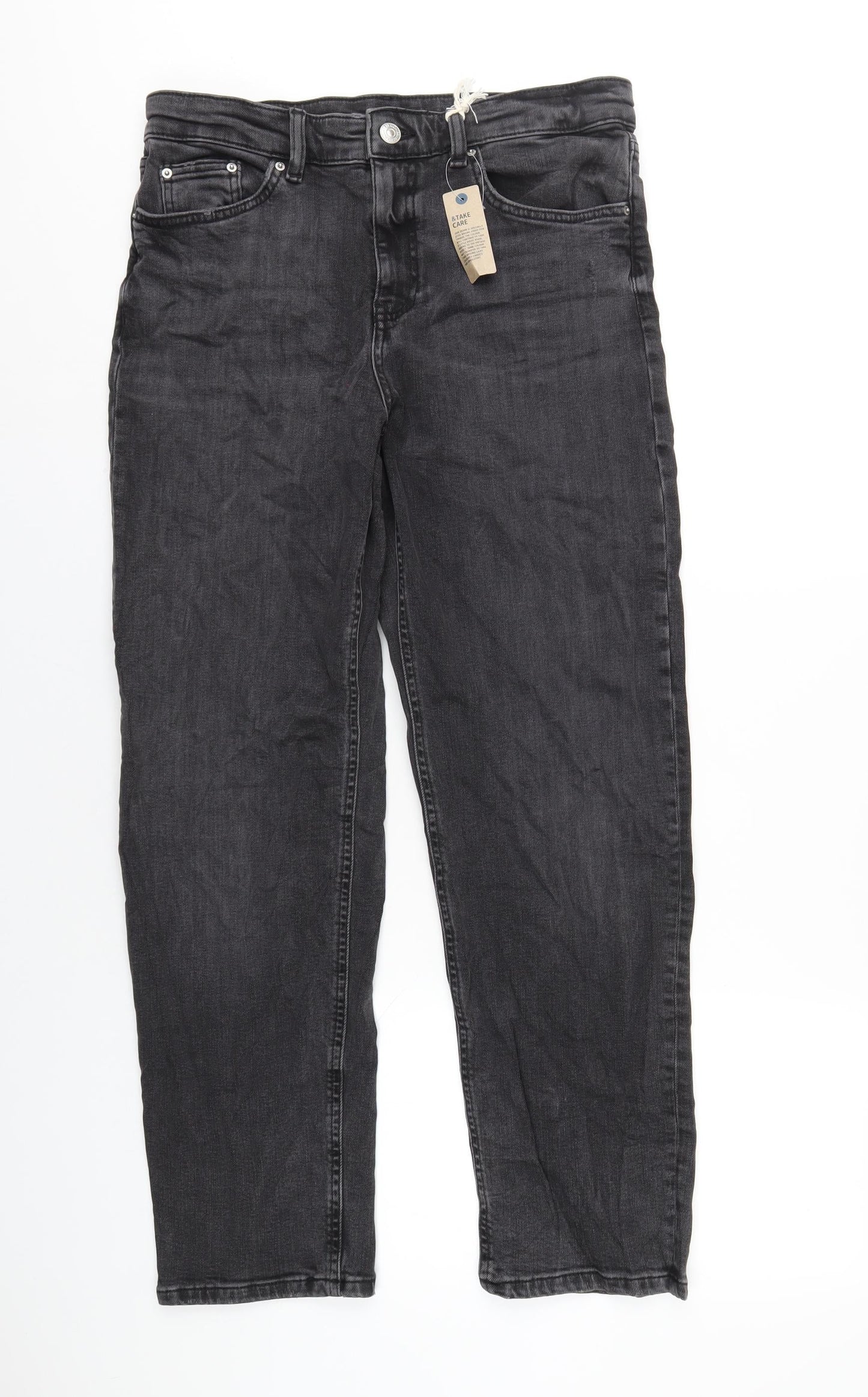 Womens UK Size 6 Marks and Spencer Regular Fit Straight Blue Jeans