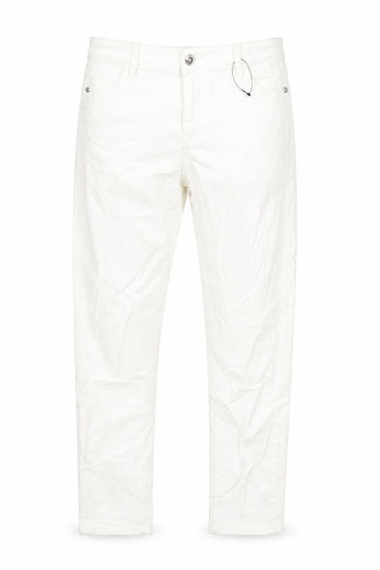 Marks & Spencer Girls White Cotton Skinny Jeans Size 10-11 Years L26 in Regular Zip