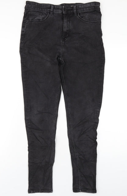 Womens UK Size 12 Marks and Spencer Regular Fit Skinny Black Jeans